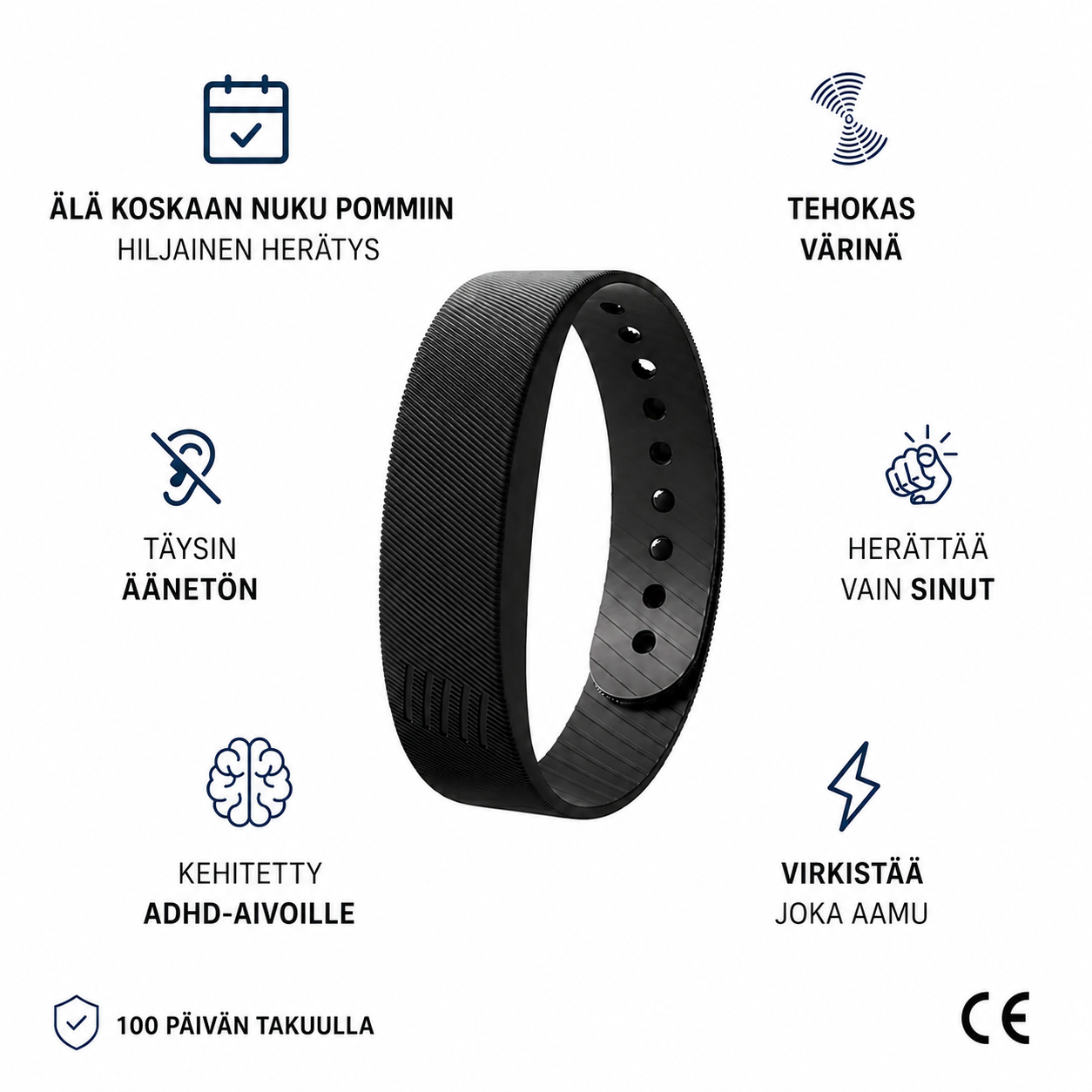 PureRise Tärisevä Herätysvyö