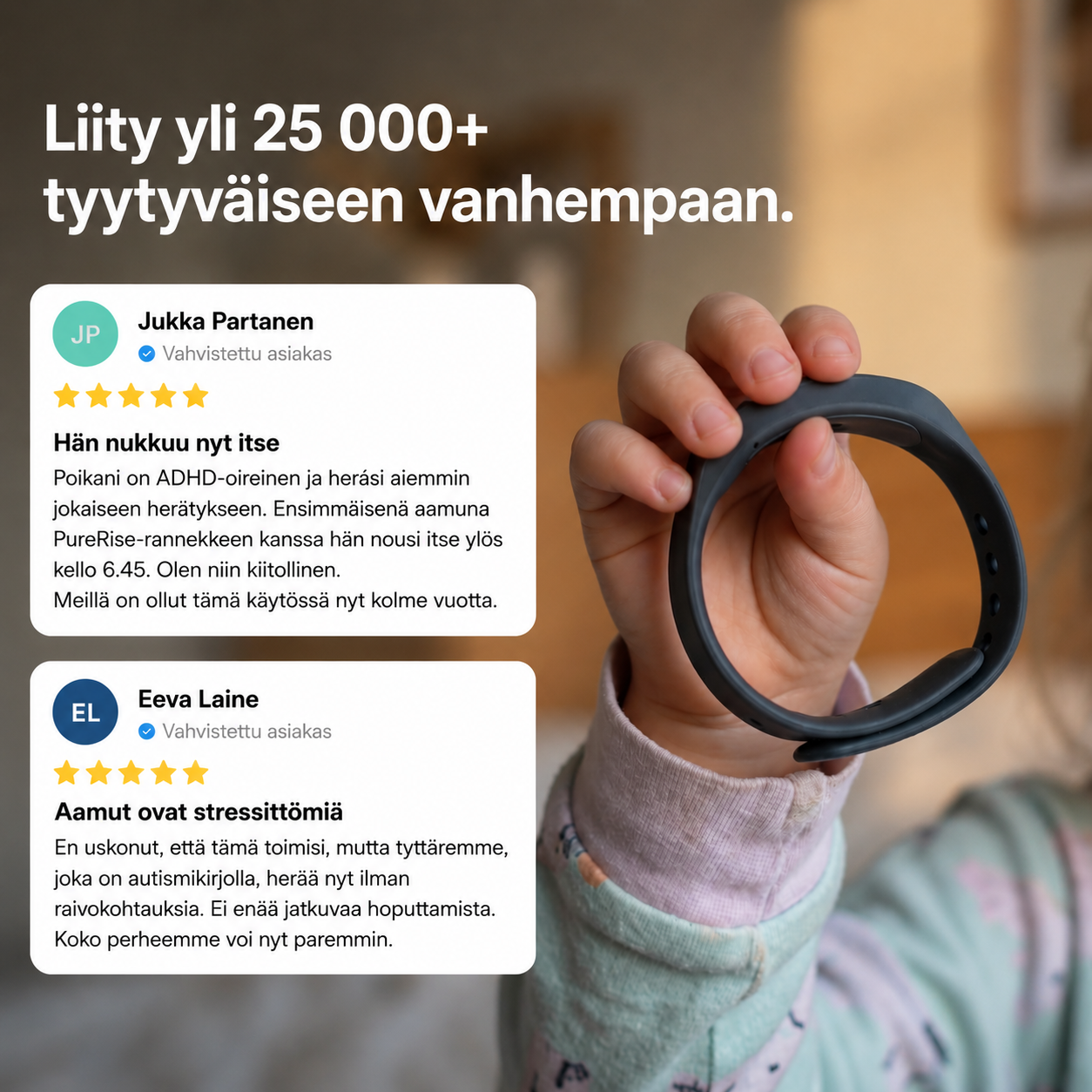PureRise Tärisevä Herätysvyö