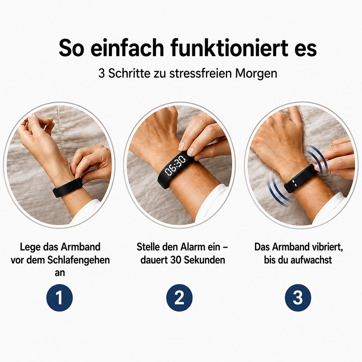 PureRise Weckarmband