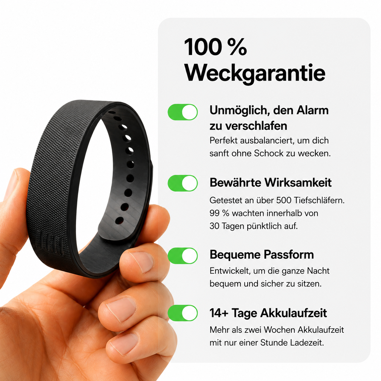 PureRise Weckarmband